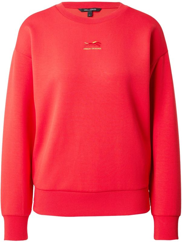 ARMANI EXCHANGE Sweatshirt  goudgeel / rood