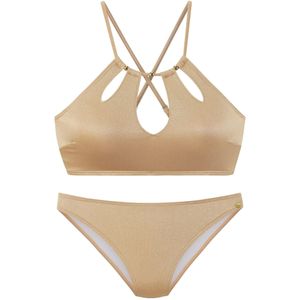 Bralette Bikini - Goudkleur - Zonder Beugels - Handwas