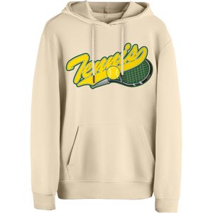 Cotton Prime Sweatshirt 'Tennis'  crème / geel / groen / zwart