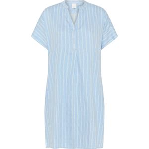 CCDK Copenhagen Nachthemd 'Aya'  lichtblauw / wit