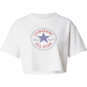 CONVERSE Shirt 'CHUCK'  lavendel / rood / wit