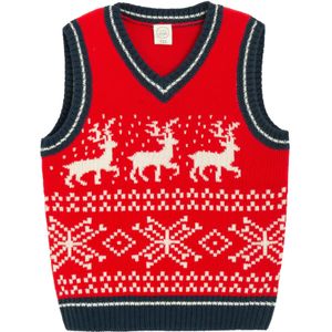 Cool Club Bodywarmer  donkerblauw / rood / wit