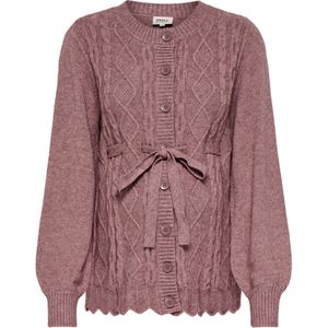 Only Maternity Gebreid vest 'OLMKALLU'  oudroze