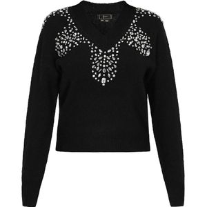 faina Trui 'Fashion Look'  zwart / zilver