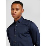 Overhemd - Effen - Lange Mouw - Regular Fit - Kentkraag