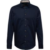 Overhemd - Effen - Lange Mouw - Regular Fit - Kentkraag