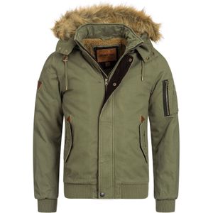 INDICODE JEANS Winterjas 'Pennington'  olijfgroen