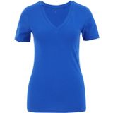 WE Fashion - Dames T-shirt - Kobaltblauw - Slim Fit