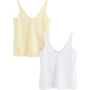 Next Top  geel / wit