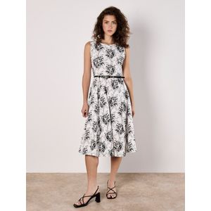 Apricot Jurk  zwart / wit