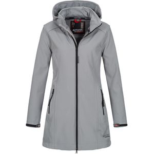 Alessandro Salvarini Functionele jas  lichtgrijs / rood / zwart / wit