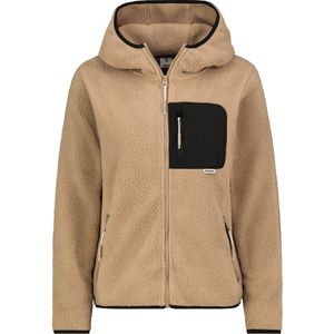 Sublevel Fleece jas  donkerbeige / zwart