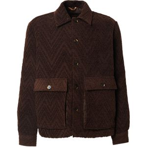 MOS MOSH Tussenjas 'Luis Clair'  chocoladebruin