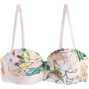 Next Bikinitop  geel / pasteelgeel / groen / rosa