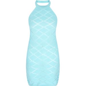 IZIA Gebreide jurk 'Spring Summer'  turquoise