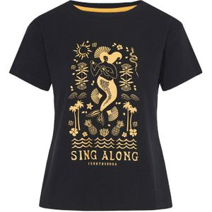 Funky Buddha Top  geel / zwart