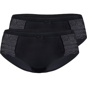 sassa Broekje 'FANCY LACE'  zwart