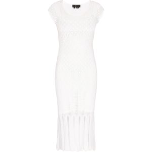 faina Gebreide jurk 'Fashion Look'  wit