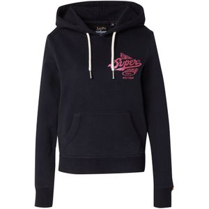 Superdry Sweatshirt  donkerroze / zwart