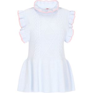 MYMO Trui 'Pop'  pastelblauw / rosa