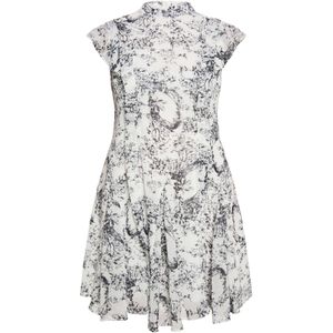 DreiMaster Klassik Jurk  zwart / wit