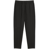 Marc O'Polo - Broek - Zwart - Flanel - Regular Fit - Mid Waist