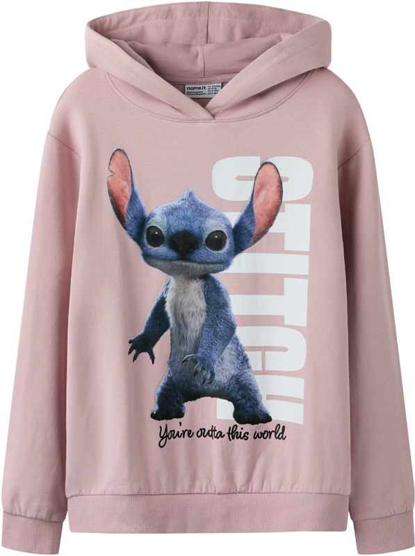 NAME IT Sweatshirt 'NKFnibul Stitch'  beige / crème / blauw / sering / zwart / wit