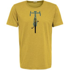 GREENBOMB Shirt  blauw / mosterd / zwart