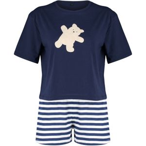 Trendyol Korte pyjama  ecru / navy / wit