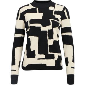 Object - Ray Aop - Gebreide Trui - Ronde Hals - Lange Mouwen