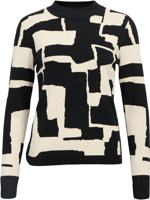 Object - Ray Aop - Gebreide Trui - Ronde Hals - Lange Mouwen