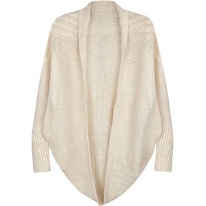 Felix Hardy Gebreid vest  stone grey