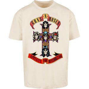 F4NT4STIC Shirt 'Guns 'n' Roses Appetite For Destruction'  sand / gemengde kleuren