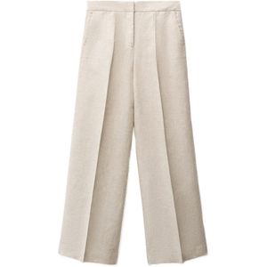 MANGO Pantalon 'Margarit'  greige