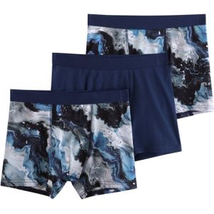 Lindex Onderbroek  hemelsblauw / donkerblauw / wit