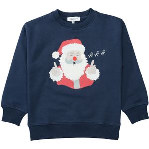 STACCATO Sweatshirt  donkerblauw / lichtgrijs / rood / wit