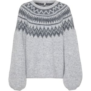 Only Tall Trui 'ONLREYKJA'  grijs / grijs gemêleerd