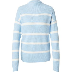 VILA Trui 'VIRil'  lichtblauw / wit