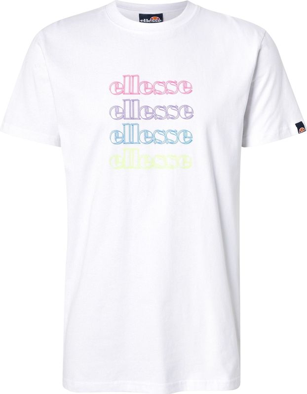 ELLESSE Shirt 'CNYK'  lichtblauw / lichtgeel / lichtroze / wit