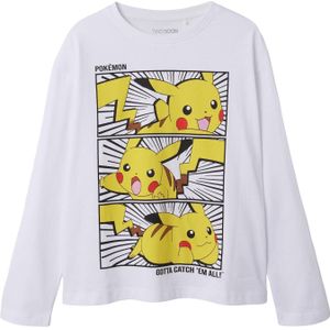 TWO SOON Shirt 'Pokémon'  geel / rood / zwart / wit