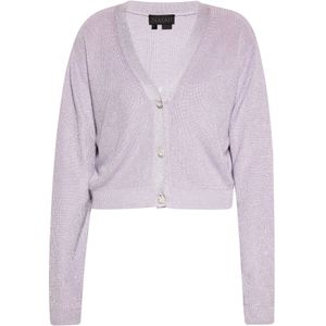 NAEMI Gebreid vest  lavendel