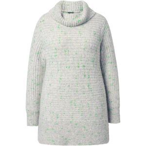 Ulla Popken Trui  lichtgrijs / grijs gemêleerd