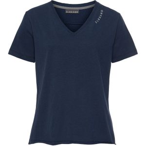 Elbsand - Talvi - T-shirt - Marine mêlee - Katoenmix - Met Flockprint