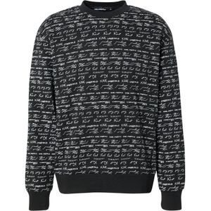 Karl Lagerfeld Sweatshirt  zwart / offwhite