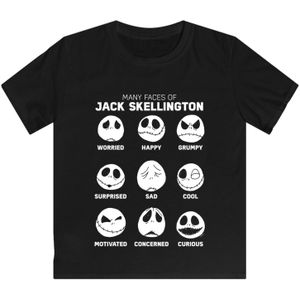 Shirt 'Disney Nightmare Before Christmas Faces of Jack'