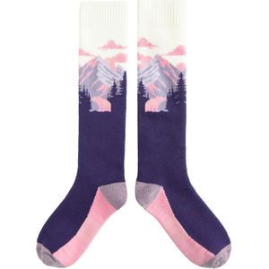 Cool Club Sokken  lila / rosa / natuurwit