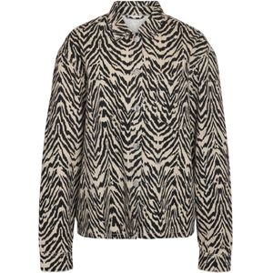 Noisy may Tussenjas 'NMMARLEY'  ecru / zwart