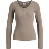 JJXX - JXFATIMA - Shirt - Mokka - Lange Mouw - Slanke Pasvorm