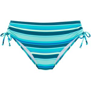 s.Oliver - Bikinibroek - Blauw/Turquoise/Nachtblauw/Pasteelgeel - Regular Fit - Mid Waist