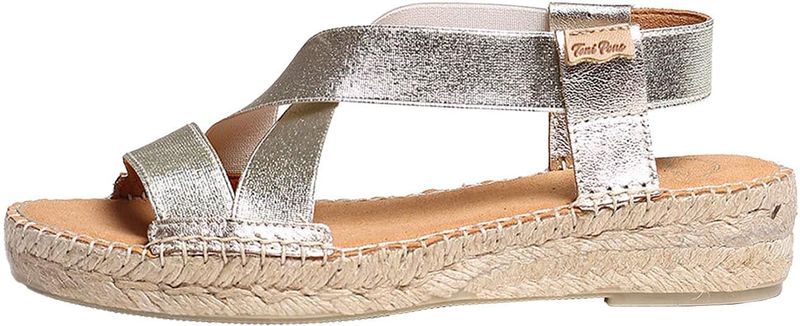 Toni Pons - Eire-rc - Espadrilles - Metallic - Jute Sleehak 3.5 cm